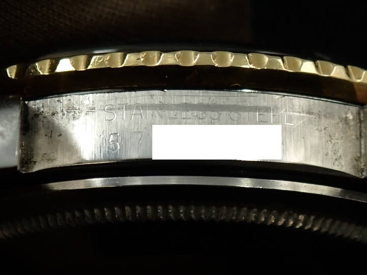 ロレックス GMTマスター Ref.1675/3 ステンレススチール/イエローゴールド ブラック文字盤 オイスターブレスレット