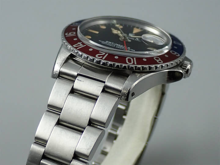 ロレックス GMTマスター Ref.1675 ステンレススチール ブラック文字盤 オイスターブレスレット