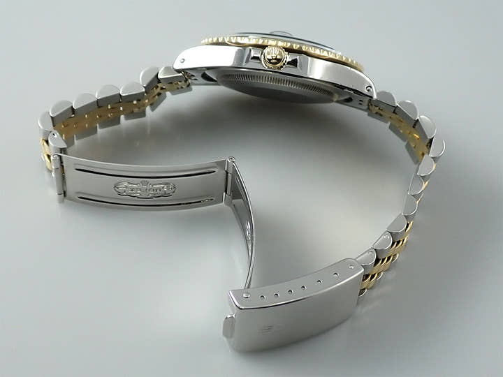 ロレックス GMTマスター Ref.16753 ステンレススチール/イエローゴールド ブラウン文字盤 ジュビリーブレスレット 中古 YWRV6497