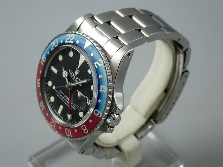 ロレックス GMTマスター Ref.1675 ステンレススチール ブラック文字盤 オイスターブレスレット