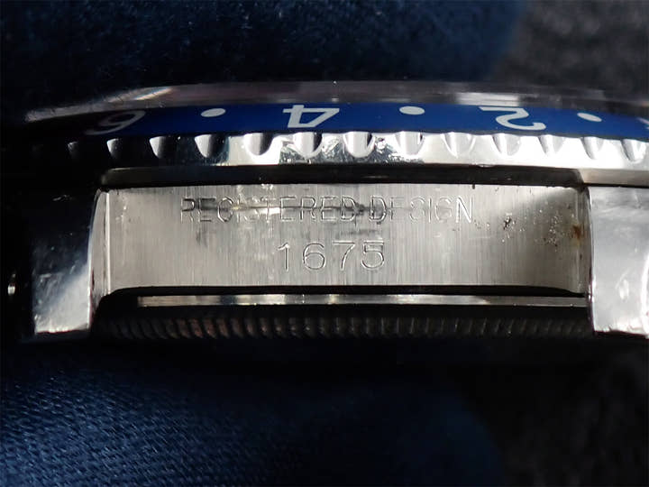 ロレックス GMTマスター Ref.1675 ステンレススチール ブラック文字盤 オイスターブレスレット