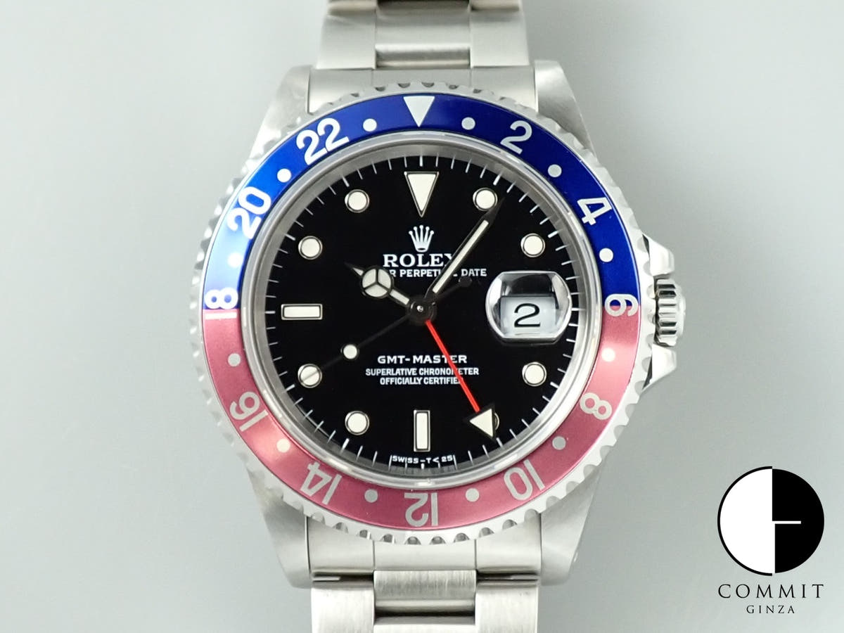 ロレックス GMTマスター Ref.16700 ステンレススチール ブラック文字盤 オイスターブレスレット