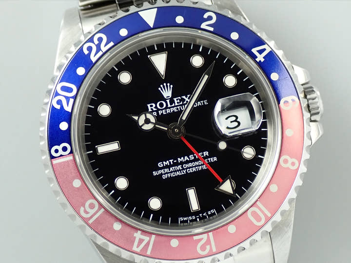 ロレックス GMTマスター Ref.16700 ステンレススチール ブラック文字盤 ジュビリーブレスレット 中古 0F2KJLAF