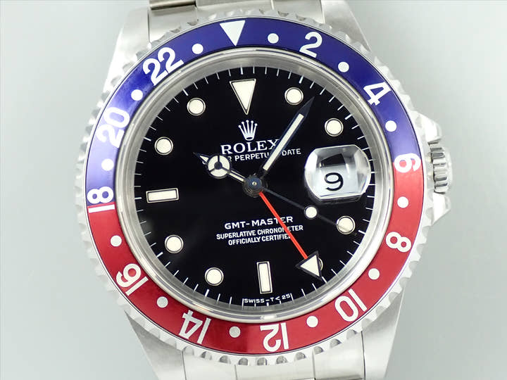 ロレックス GMTマスター Ref.16700 ステンレススチール ブラック文字盤 オイスターブレスレット