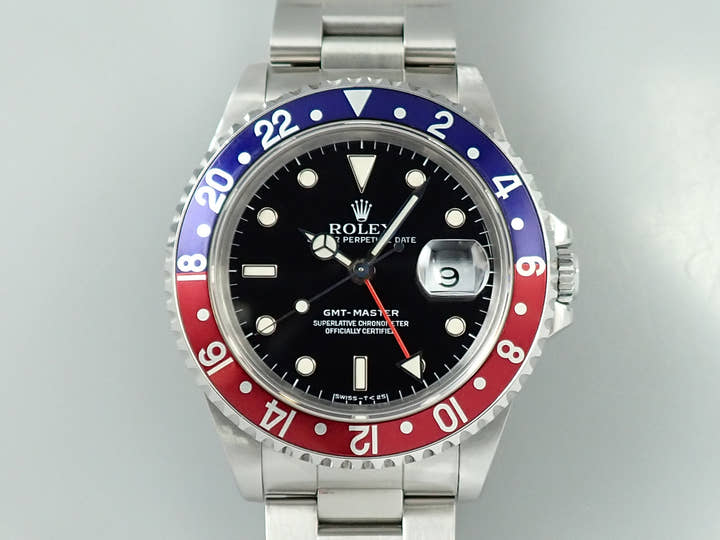 ロレックス GMTマスター Ref.16700 ステンレススチール ブラック文字盤 オイスターブレスレット