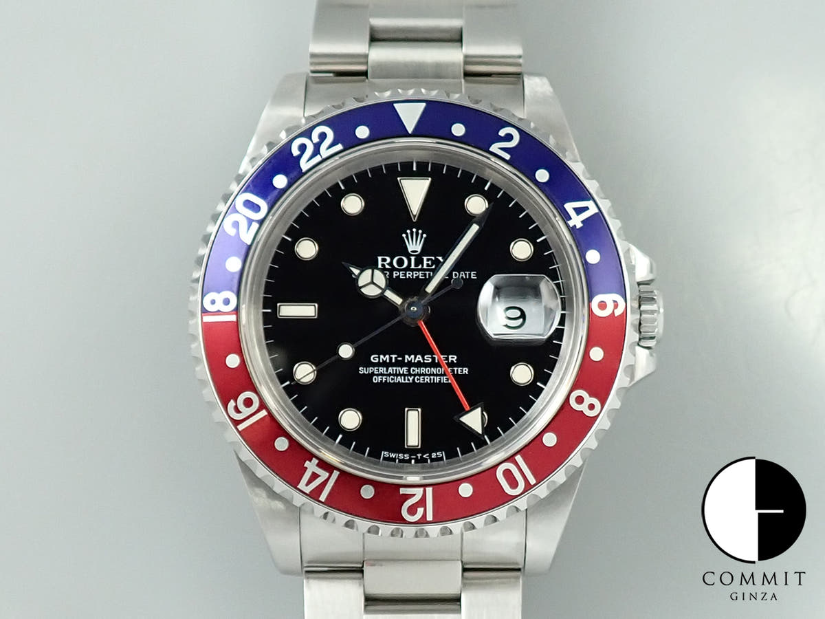 ロレックス GMTマスター Ref.16700 ステンレススチール ブラック文字盤 オイスターブレスレット