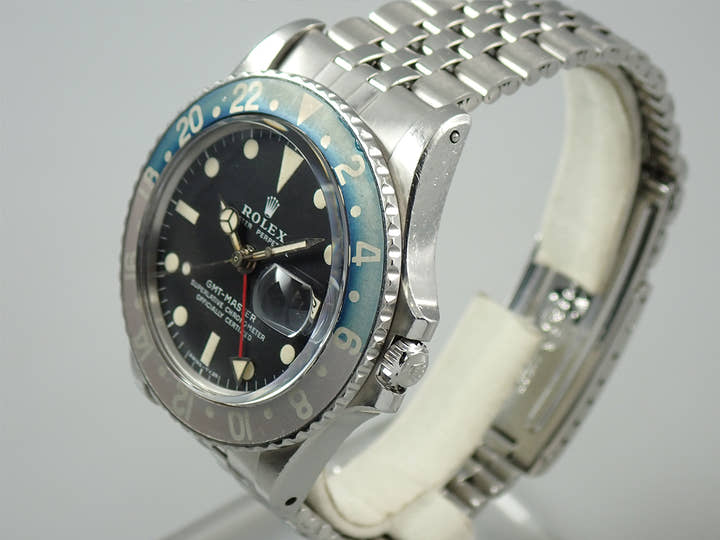 ロレックス GMTマスター Ref.1675 ステンレススチール ブラック文字盤 ジュビリーブレスレット 中古 Z72Z6XM7