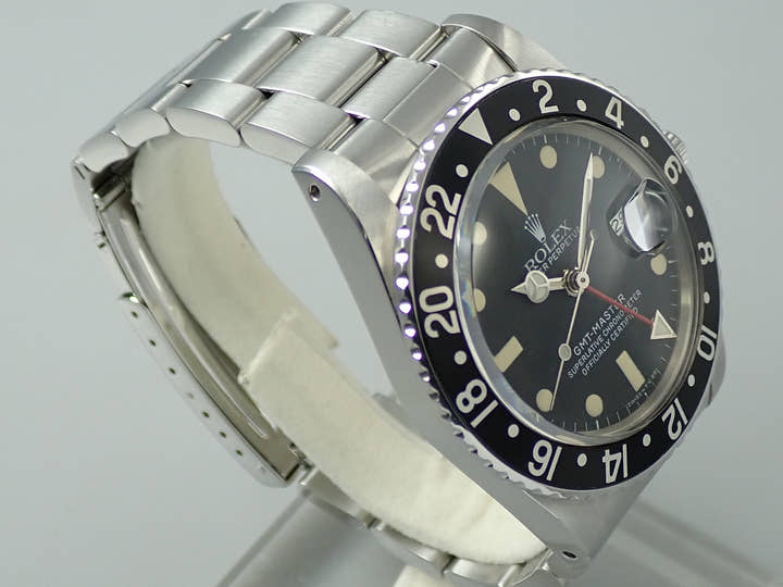 ロレックス GMTマスター Ref.16750 ステンレススチール ブラック文字盤 オイスターブレスレット