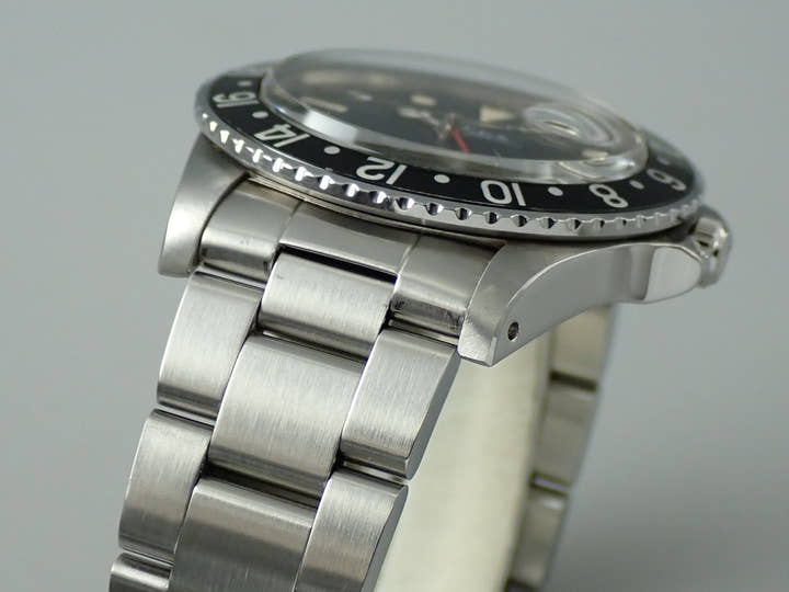 ロレックス GMTマスター Ref.16750 ステンレススチール ブラック文字盤 オイスターブレスレット