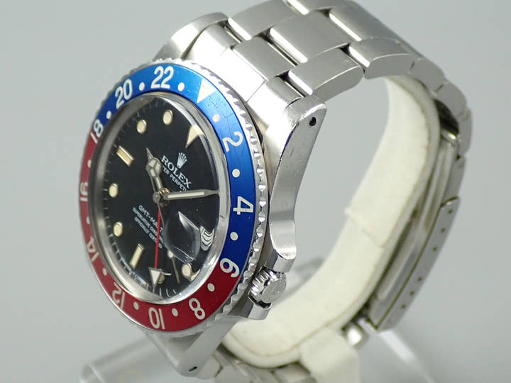 ロレックス GMTマスター Ref.16750 ステンレススチール ブラック文字盤 中古 U7K96C3Z