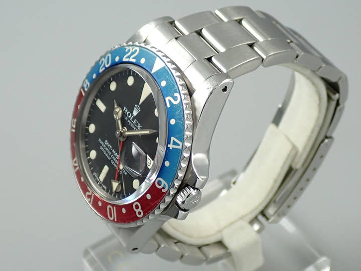 ロレックス GMTマスター Ref.1675 ステンレススチール ブラック文字盤 オイスターブレスレット