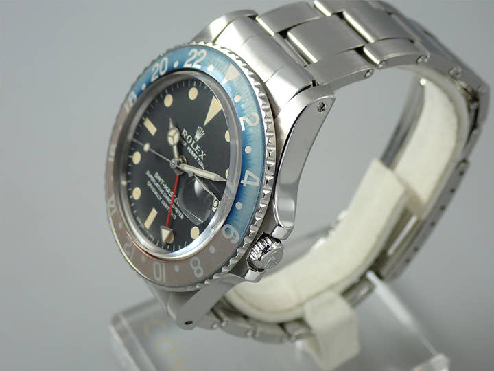 ロレックス GMTマスター Ref.1675 ステンレススチール ブラック文字盤 オイスターブレスレット
