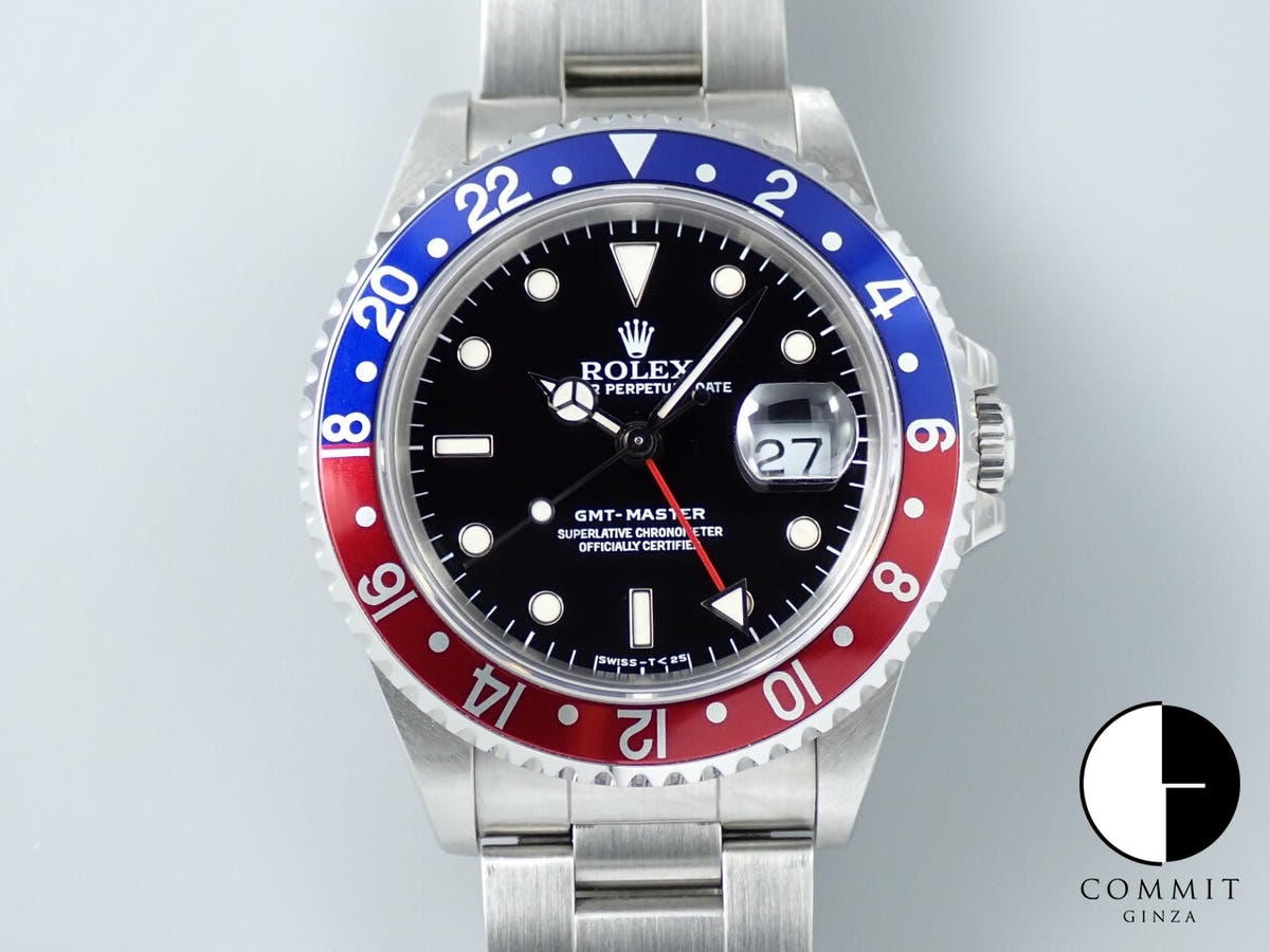 ロレックス GMTマスター Ref.16700 ステンレススチール ブラック文字盤 オイスターブレスレット