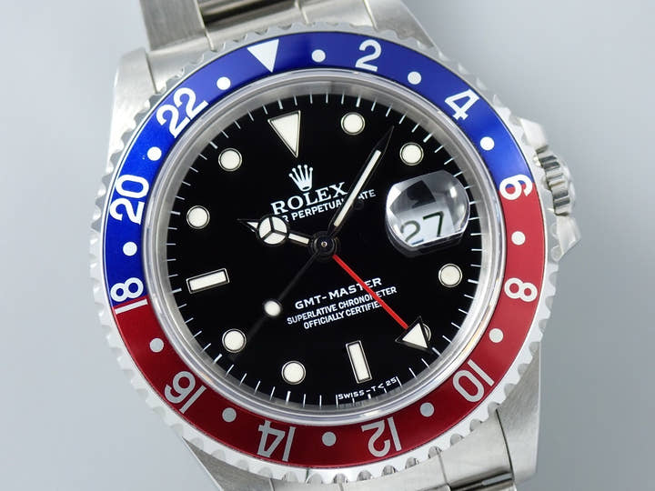 ロレックス GMTマスター Ref.16700 ステンレススチール ブラック文字盤 オイスターブレスレット