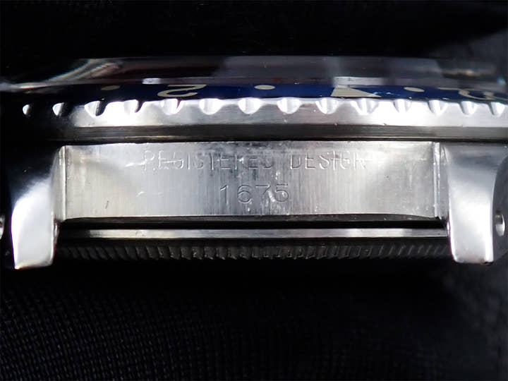 ロレックス GMTマスター Ref.1675 ステンレススチール ブラック文字盤 オイスターブレスレット