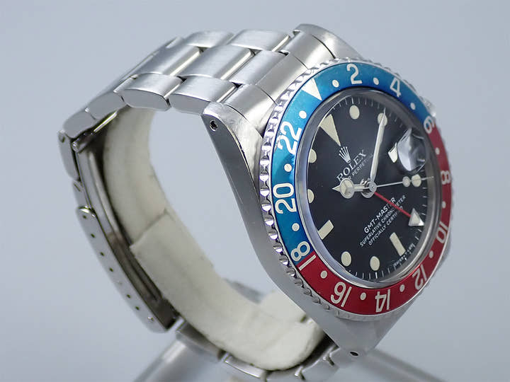 ロレックス GMTマスター Ref.1675 ステンレススチール ブラック文字盤 オイスターブレスレット