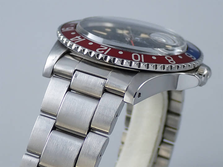 ロレックス GMTマスター Ref.1675 ステンレススチール ブラック文字盤 オイスターブレスレット