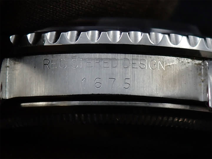 ロレックス GMTマスター Ref.1675 ステンレススチール ブラック文字盤 オイスターブレスレット