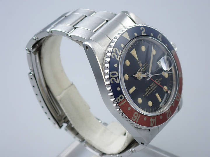 ロレックス GMTマスター Ref.1675 ステンレススチール ブラック文字盤 オイスターブレスレット