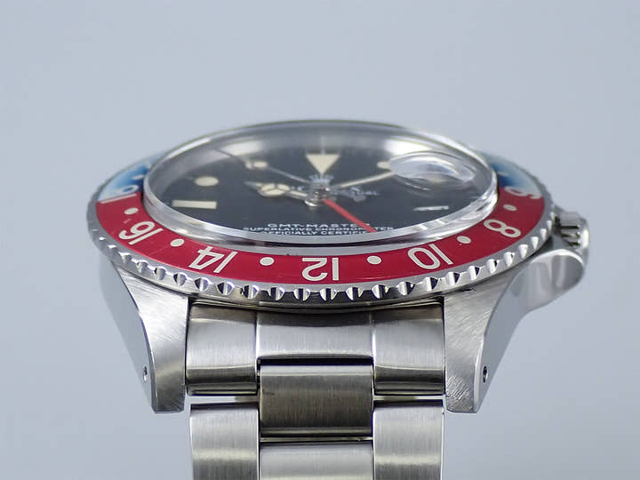 ロレックス GMTマスター Ref.16750 ステンレススチール ブラック文字盤 中古 SX91F784