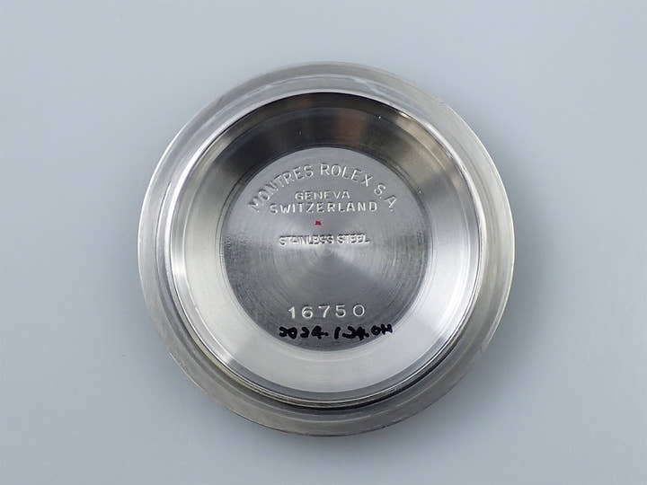 ロレックス GMTマスター Ref.16750 ステンレススチール ブラック文字盤 中古 SX91F784