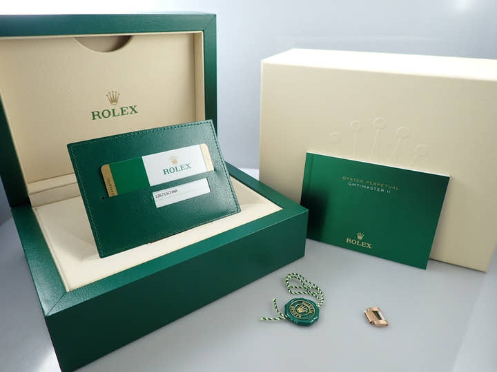 ロレックス GMTマスターII Ref.126715CHNR エバーローズゴールド ブラック文字盤 オイスターブレスレット オイスターブレスレット