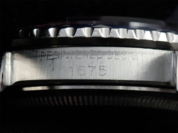 ロレックス GMTマスター Ref.1675 ステンレススチール ブラック文字盤 ジュビリーブレスレット 中古 V6P25AJ1