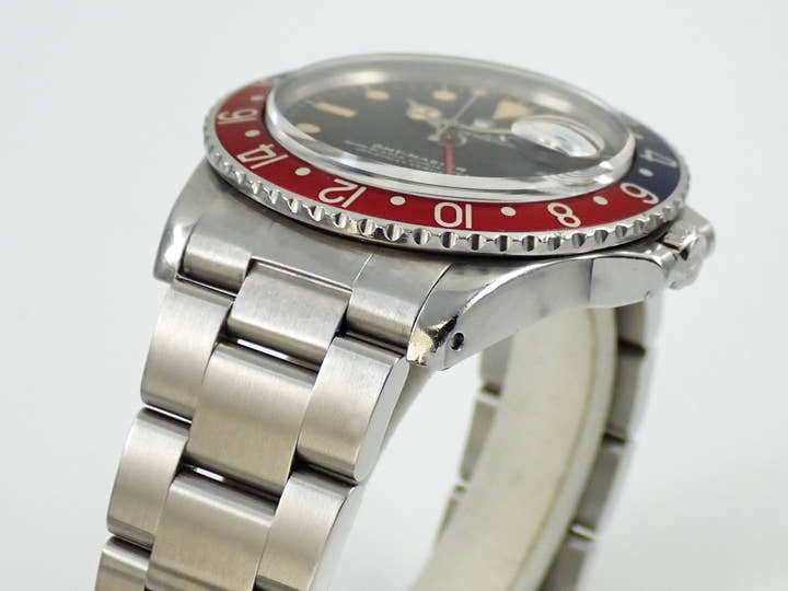 ロレックス GMTマスター Ref.1675 ステンレススチール ブラック文字盤 オイスターブレスレット