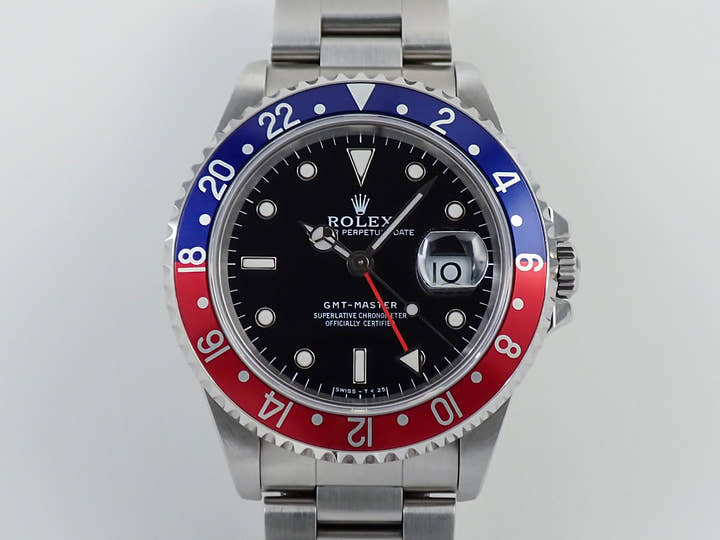 ロレックス GMTマスター Ref.16700 ステンレススチール ブラック文字盤 オイスターブレスレット