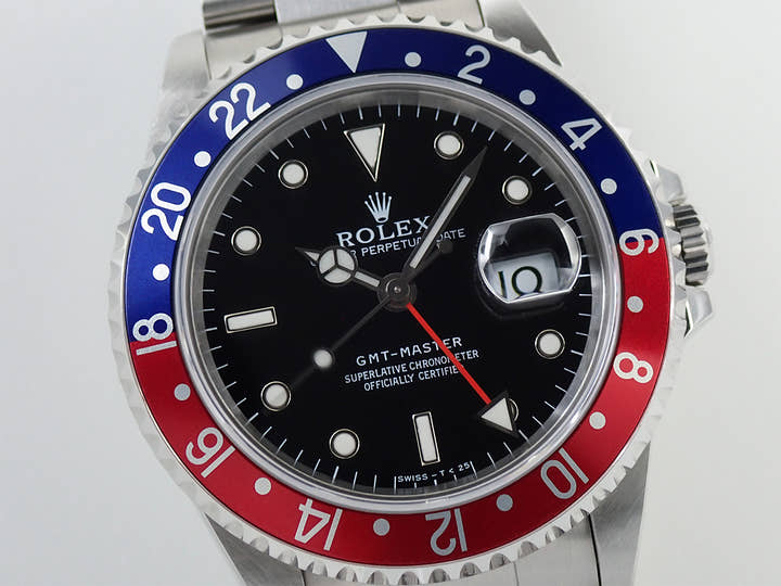 ロレックス GMTマスター Ref.16700 ステンレススチール ブラック文字盤 オイスターブレスレット