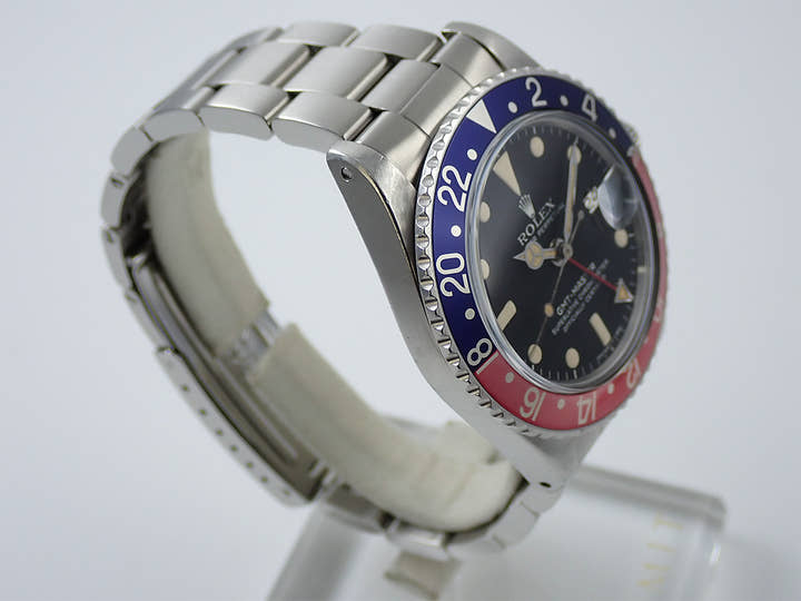 ロレックス GMTマスター Ref.1675 ステンレススチール ブラック文字盤 オイスターブレスレット