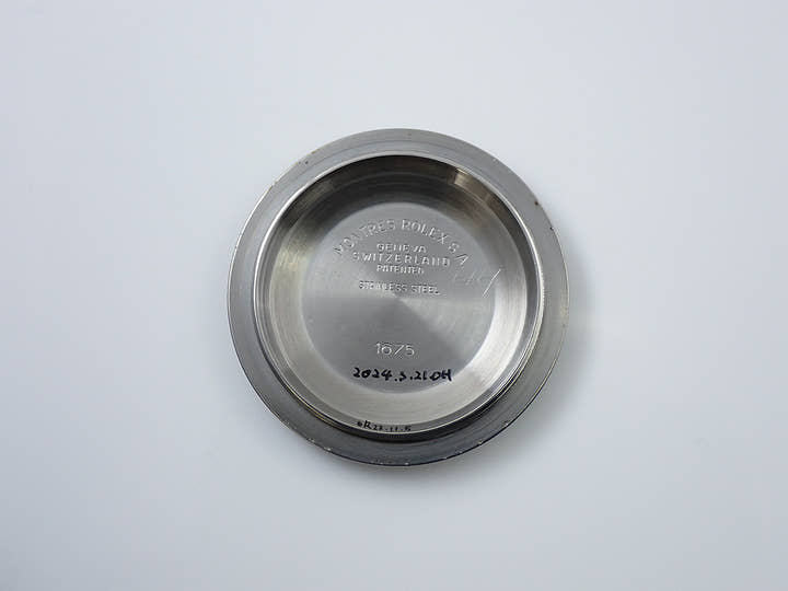 ロレックス GMTマスター Ref.1675 ステンレススチール ブラック文字盤 オイスターブレスレット