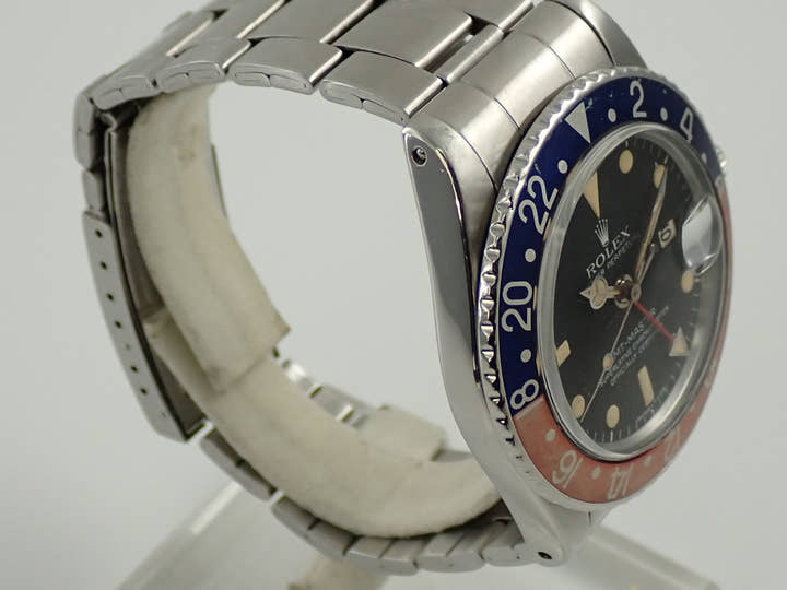 ロレックス GMTマスター Ref.1675 ステンレススチール ブラック文字盤 オイスターブレスレット