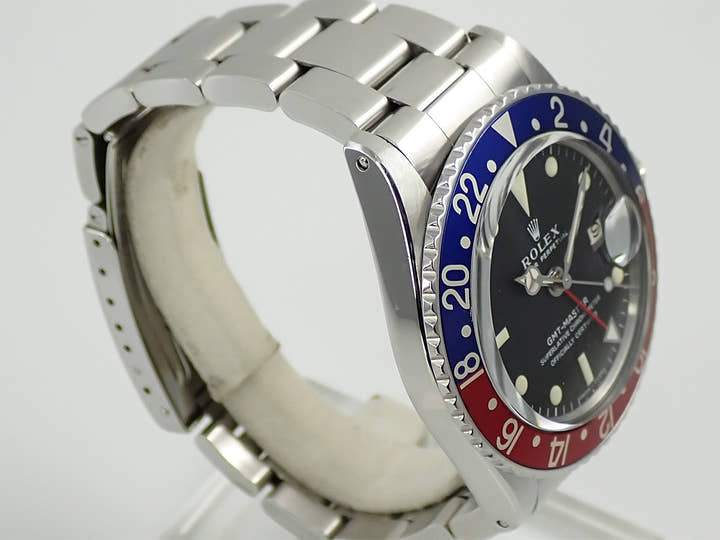 ロレックス GMTマスター Ref.1675 ステンレススチール ブラック文字盤 オイスターブレスレット