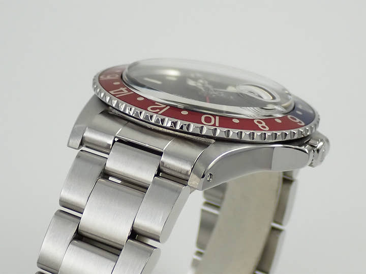 ロレックス GMTマスター Ref.1675 ステンレススチール ブラック文字盤 オイスターブレスレット