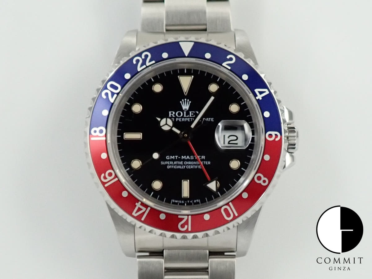 ロレックス GMTマスター Ref.16700 ステンレススチール ブラック文字盤 オイスターブレスレット