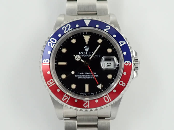 ロレックス GMTマスター Ref.16700 ステンレススチール ブラック文字盤 オイスターブレスレット