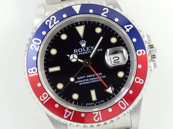 ロレックス GMTマスター Ref.16700 ステンレススチール ブラック文字盤 オイスターブレスレット