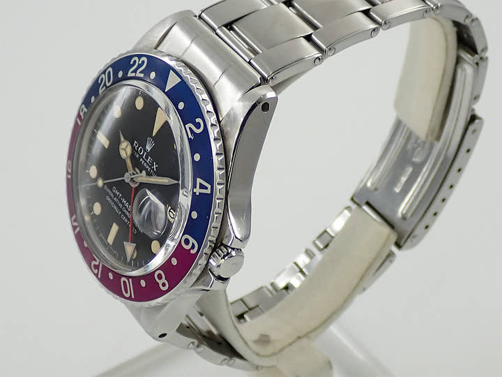 ロレックス GMTマスター Ref.1675 ステンレススチール ブラック文字盤 オイスターブレスレット
