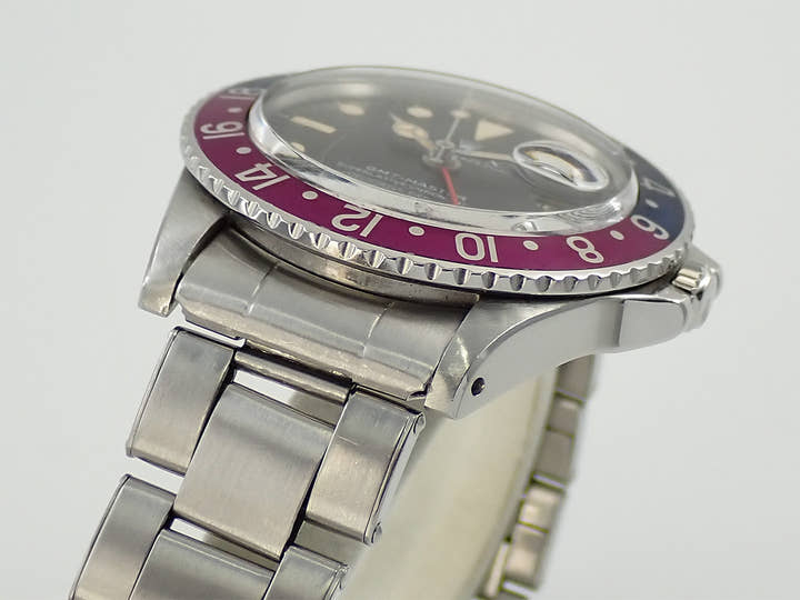 ロレックス GMTマスター Ref.1675 ステンレススチール ブラック文字盤 オイスターブレスレット