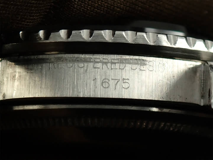 ロレックス GMTマスター Ref.1675 ステンレススチール ブラック文字盤 オイスターブレスレット