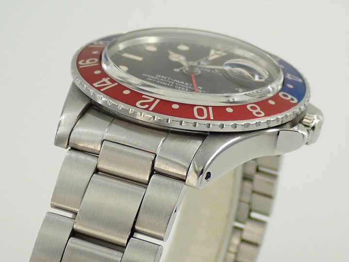 ロレックス GMTマスター Ref.1675 ステンレススチール ブラック文字盤 オイスターブレスレット