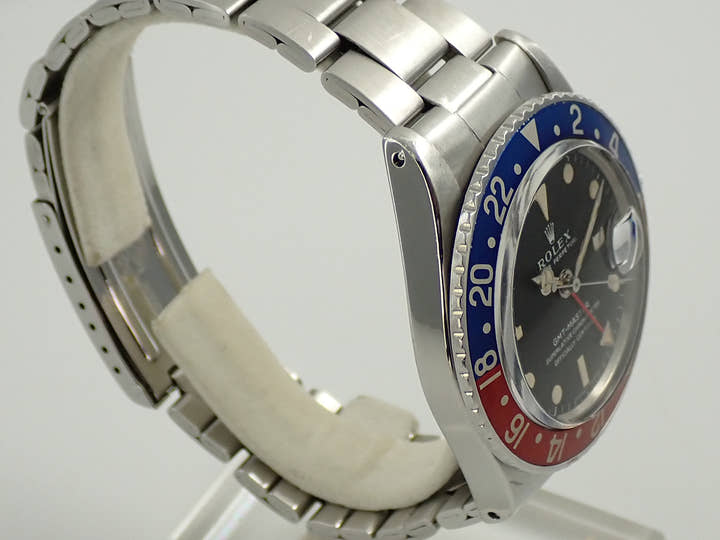 ロレックス GMTマスター Ref.1675 ステンレススチール ブラック文字盤 オイスターブレスレット