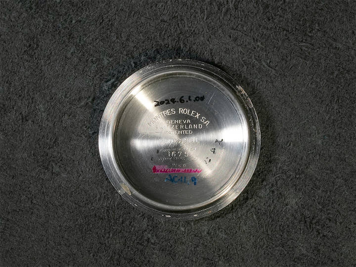 ロレックス GMTマスター Ref.1675 ステンレススチール ブラック文字盤 オイスターブレスレット