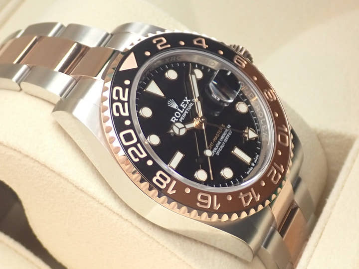 ロレックス GMTマスターII Ref.126711CHNR ブラック文字盤 未使用 gmt-master2-102 オイスターブレスレット オイスターブレスレット