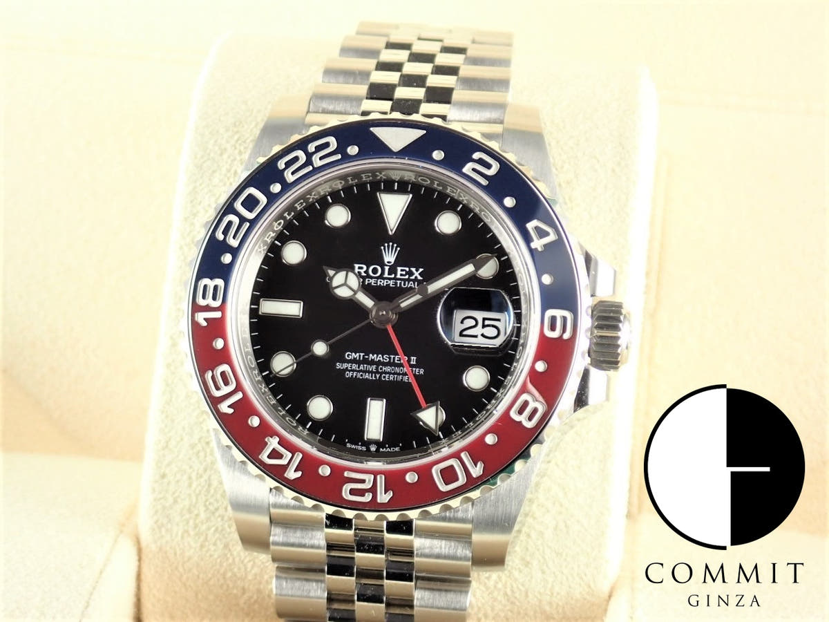 ロレックス GMTマスターII Ref.126710BLRO ブラック文字盤 未使用 gmt-master2-112 ジュビリーブレスレット
