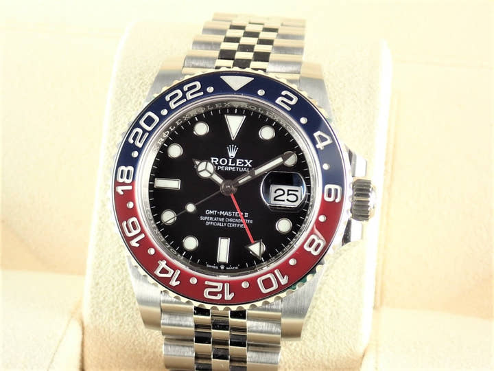 ロレックス GMTマスターII Ref.126710BLRO ブラック文字盤 未使用 gmt-master2-112 ジュビリーブレスレット