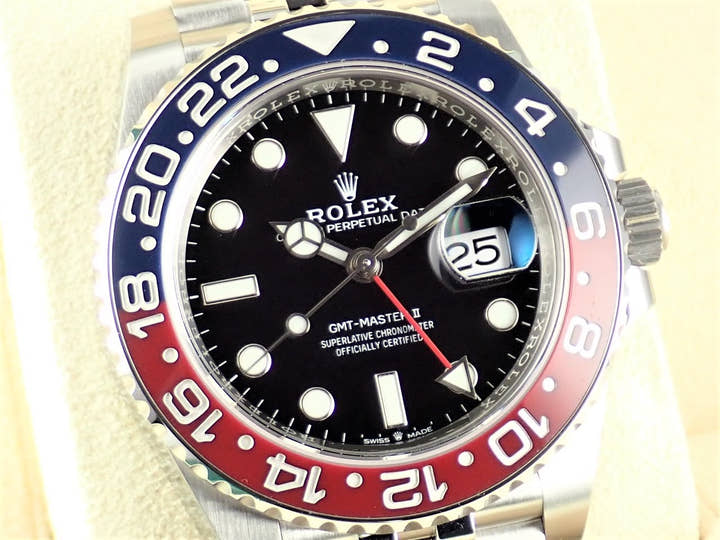 ロレックス GMTマスターII Ref.126710BLRO ブラック文字盤 未使用 gmt-master2-112 ジュビリーブレスレット