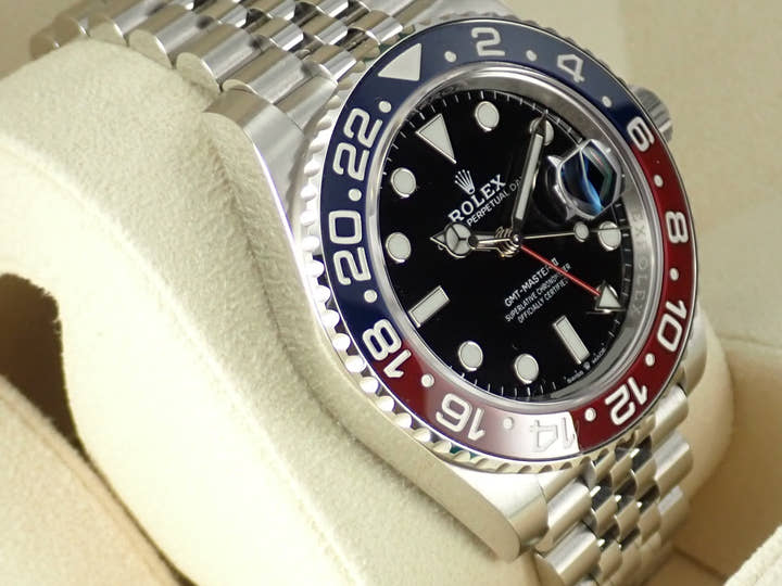 ロレックス GMTマスターII Ref.126710BLRO ブラック文字盤 未使用 gmt-master2-112 ジュビリーブレスレット
