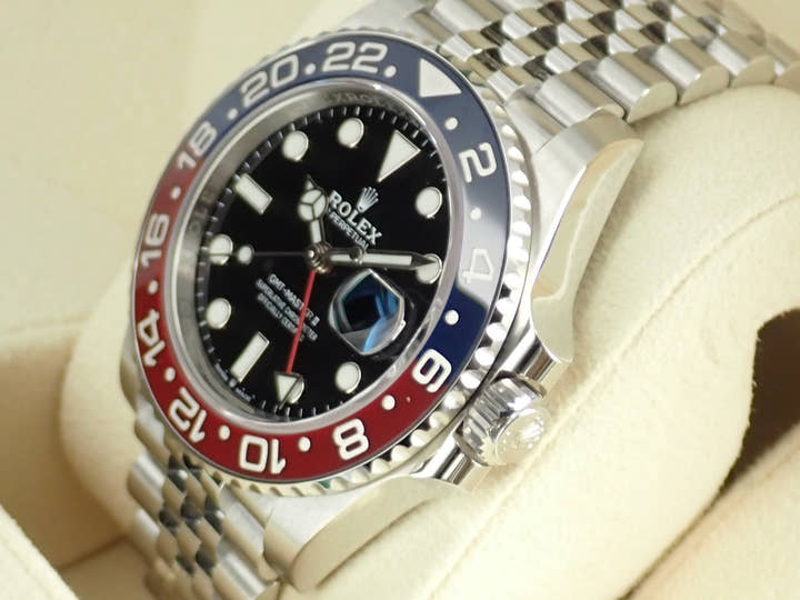 ロレックス GMTマスターII Ref.126710BLRO ブラック文字盤 未使用 gmt-master2-112 ジュビリーブレスレット